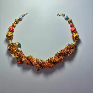 Imara Twisted Bead Necklace | Handmade African Jewellery